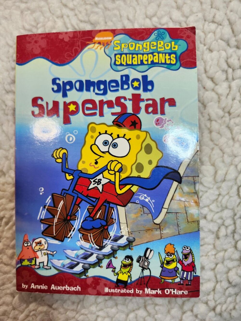 SpongeBob Superstar Annie Auerbach Paperback 2001 Scholastic School Edition